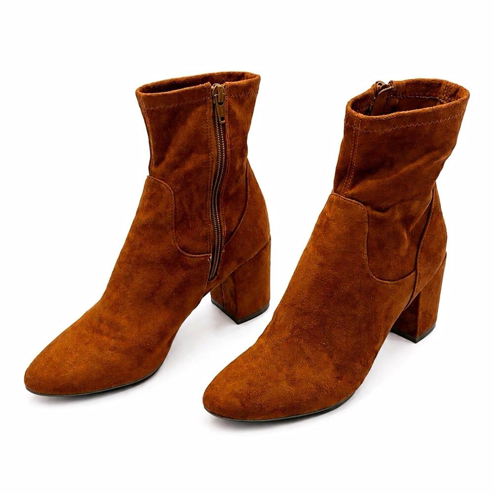 Old Navy Women’s Brown Suede Ankle Boots Size 7